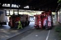 LKW blieb unter Bruecke haengen Koeln Ehrenfeld Innere Kanalstr Hornstr P110